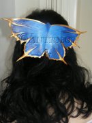 Blue Butterfly Haircomb