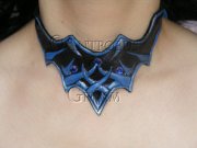 Blue Diamante Choker