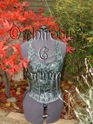 Green Leather Bodice