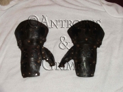 Brown Leather Gauntlets