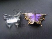 Purple Butterfly Haircomb